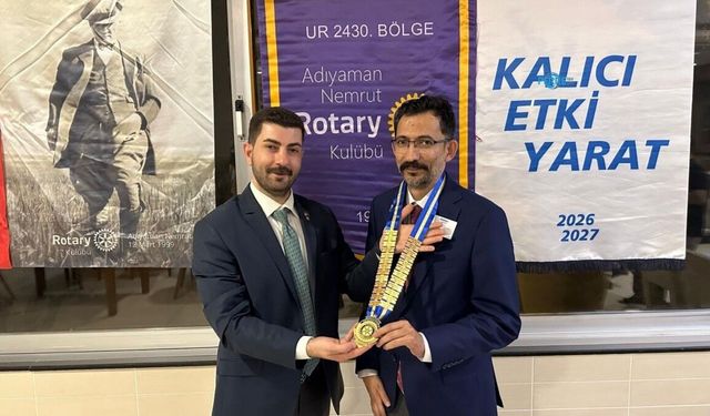 Nemrut Rotary Kulübü'nde Yeni Başkan Emrah Candar