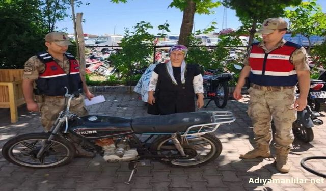 Siverek'te Çalınan Motosiklet Sahibine Teslim Edildi