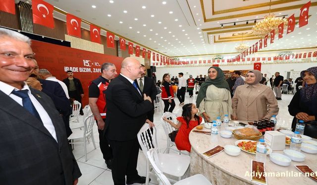 Vali Küçük Şehit Aileleri Ve Gaziler Aynı Sofrada Buluştu