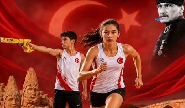 Adıyaman Sümerevler Atletizm Sahası'nda 30 Ağustos'a özel Laser Run yarışması