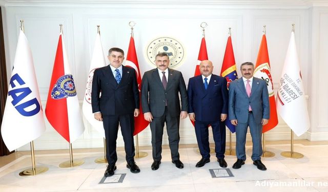Adıyaman'ın Yeniden İnşası İçin Ankara'da Görüşme