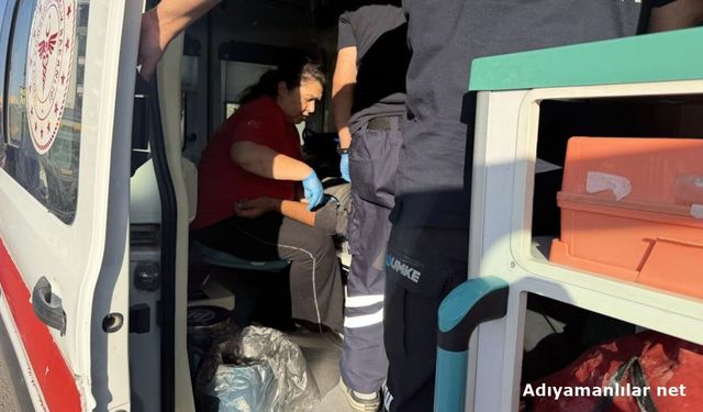Adıyaman'da Devrilen Motosikletin Sürücüsü Yaralandı