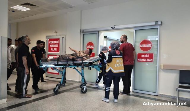 Adıyaman'da Merdivenlerden Yuvarlanan Kişi Yaralandı