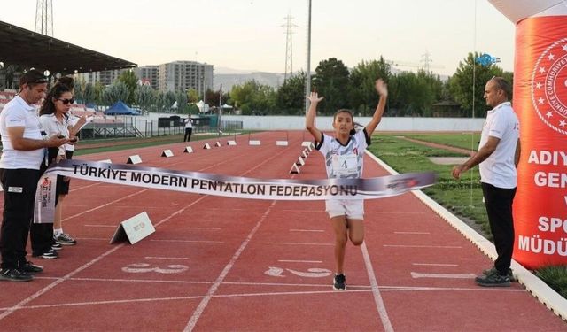 Adıyaman'da U9'dan U17'ye modern pentatlon mücadelesi