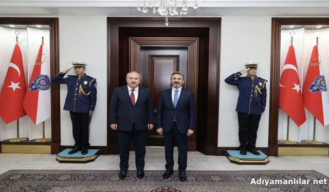 Ahmet Aydın Emniyet Genel Müdürü Ali Fidan'ı Ziyaret Etti