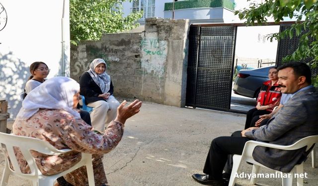 Kahta Kaymakamı Soysal Sahada Sorunları Dinledi