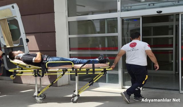 Adıyaman'da motosiklet ile otomobil çarpıştı: 1 yaralı