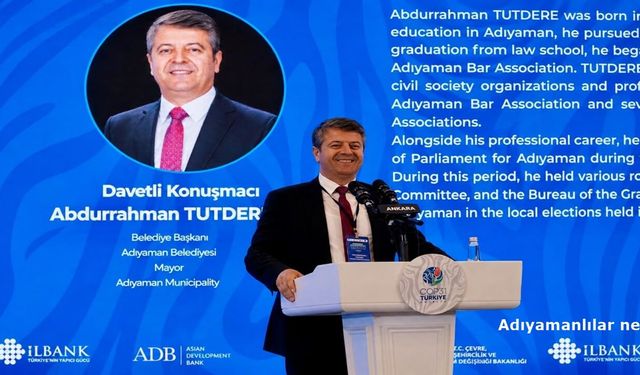 Tutdere: Adıyaman'ın Altyapısı 2027'de Yenilenecek