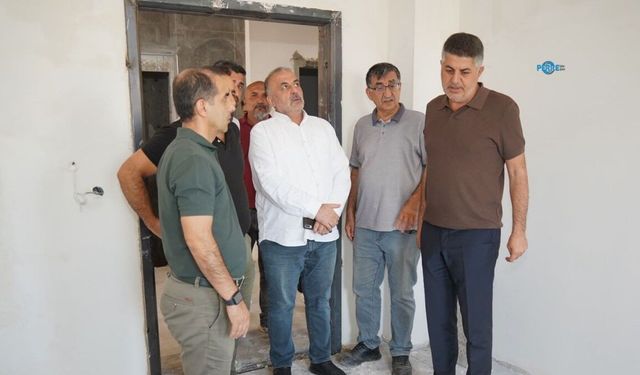 Adıyaman Milletvekili Şan, Alitaşı Aile Sağlığı Merkezi inşaatını inceledi