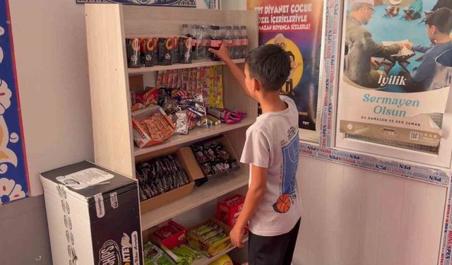 Çocukların cami sevgisini artıran proje: 'Cami market'
