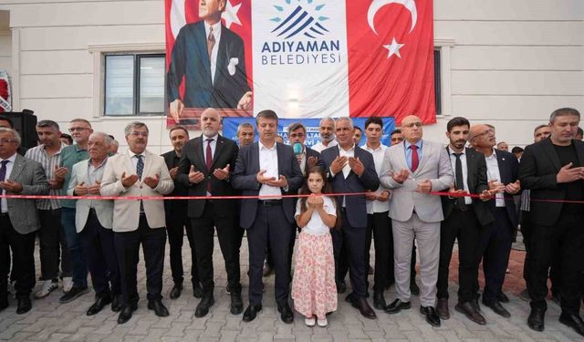 Adıyaman-Cumhuriyet Mahallesi'ne yeni taziye evi açıldı