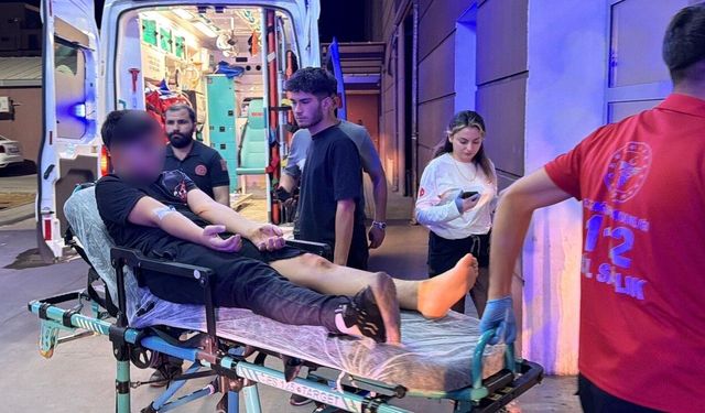 Adıyaman'da kontrolden çıkan motosiklet devrildi: 1 yaralı