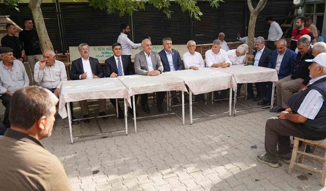 Milletvekili Şan, Tut ilçesinde vatandaşlarla buluştu