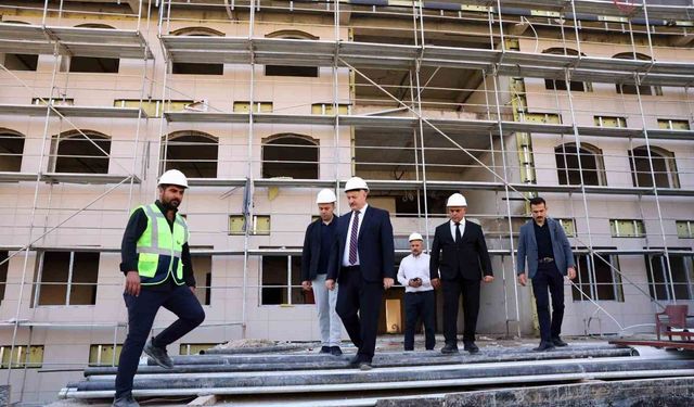 SGK İl Müdürlüğü yeni hizmet binasında çalışmalar sürüyor