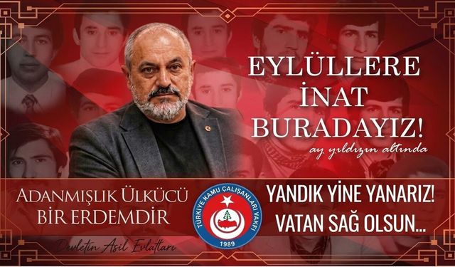 Yusuf Babar’dan 12 Eylül ve Ülkücü Hareket Mesajı