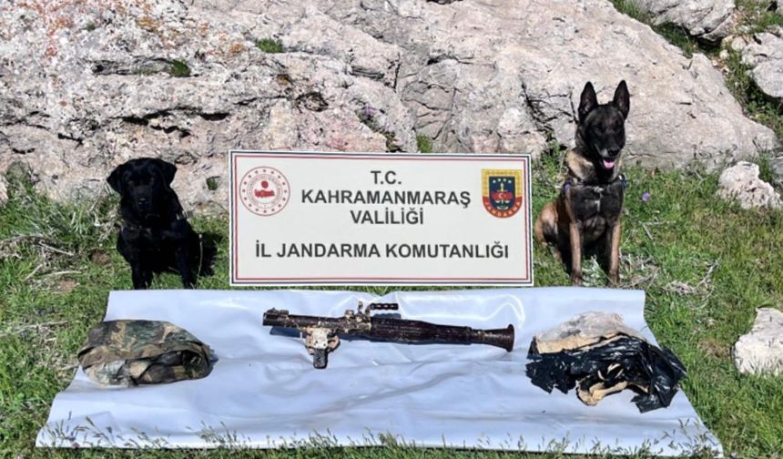 Kayalıklar arasında gizlenmiş roketatar bulundu 