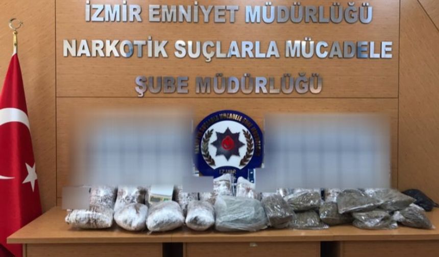 İzmir Emniyeti'nden uyuşturucu operasyonu