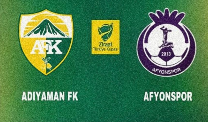 Ziraat Türkiye Kupası 2. eleme turu kuraları çekildi: Adıyaman FK, Afyonspor ile eşleşti 