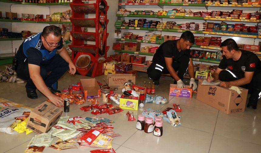 Haliliye Belediyesi tarihi geçmiş 2 bini aşkın ürünü imha etti