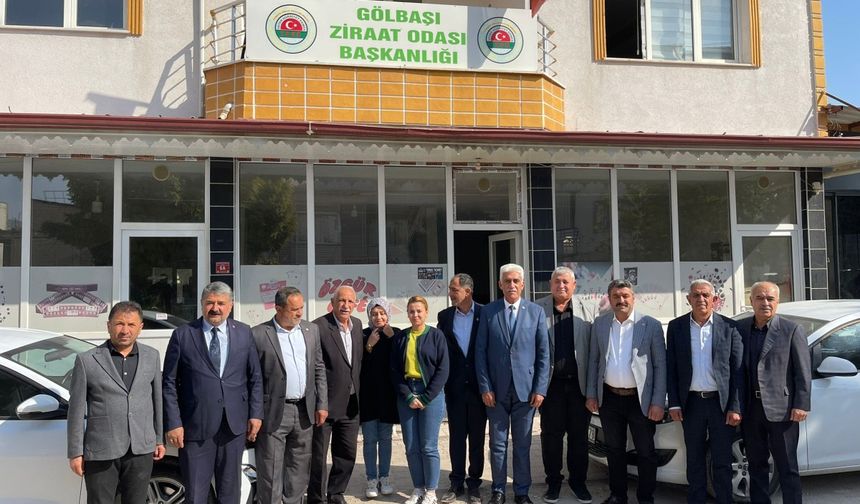 Adıyaman Ziraat Odaları İl Koordinasyon Kurulu Gölbaşı’nda toplandı 