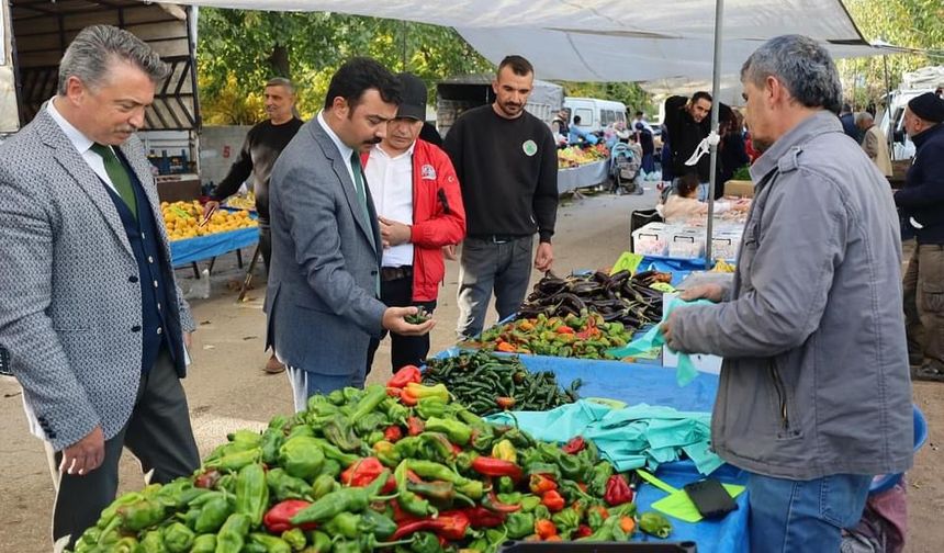 Kaymakam Soysal'dan semt pazarı ziyareti