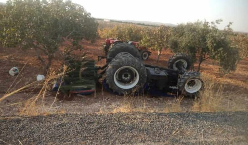 Şanlıurfa’da devrilen traktörün altında kalan sürücü hayatını kaybetti 