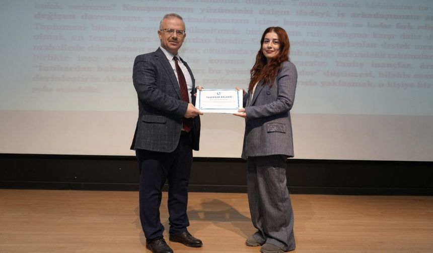 ADYÜ'de 'İntiharı Önlemede Destek Mekanizmaları ve Toplumun Rolü' konferansı düzenlendi 