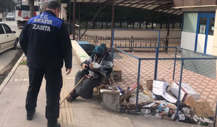 Amasya’da 20 dilenci şehir dışına çıkarıldı