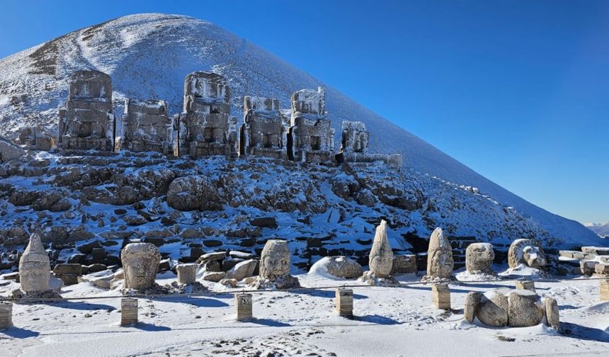 Nemrut Dağı’nda kış turizmi sezonu başladı  - Videolu Haber