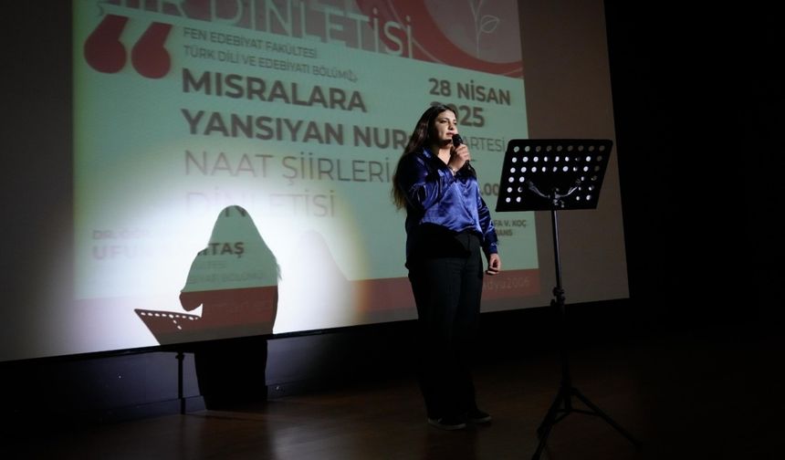 Adıyaman Üniversitesinde ‘Mısralara Yansıyan Nur: Naat Şiirleri Dinletisi’ düzenlendi 