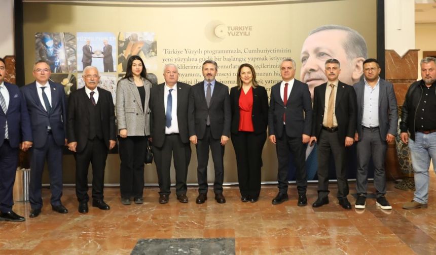 Adıyaman Platformu’ndan Bakan Yardımcısı Ahmet Aydın’a esnafa destek talebi 