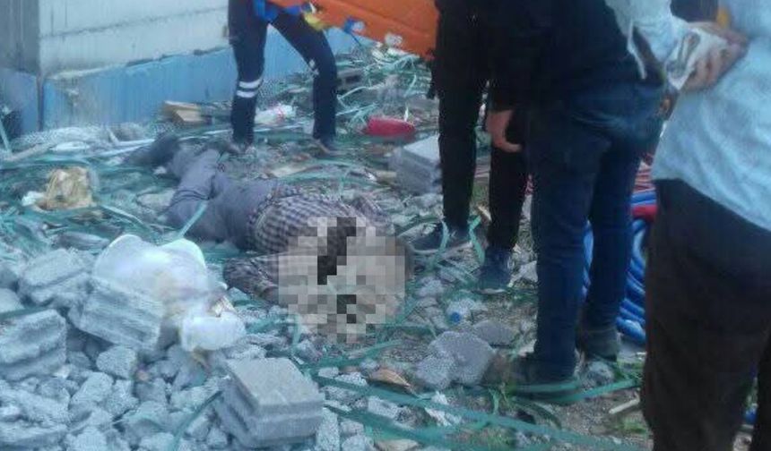 Adıyaman'da inşaat işçisi 6. kattan düşerek hayatını kaybetti 