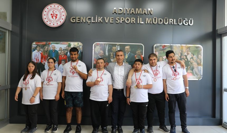 Adıyamanlı özel sporculardan 9 madalya: Malatya’daki bölge oyunlarında büyük başarı 