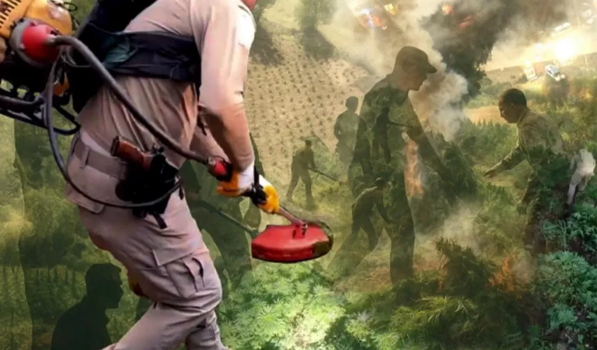 Zehir tacirlerine geçit verilmedi! Milyonlarca kök kenevir ele geçirildi