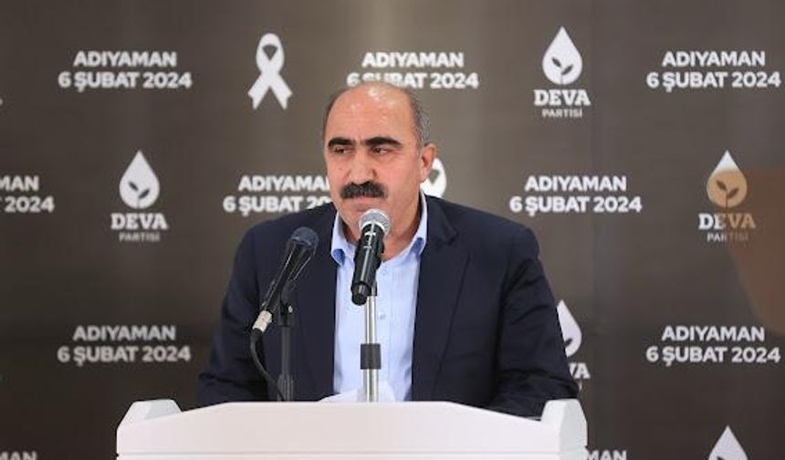 DEVA Partisi Adıyaman İl Başkanı Anaç: ‘Artık söz barışın olmalı’ 