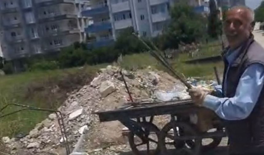 El arabası çukura girdi, Kahta Polisi yardıma koştu  - Videolu Haber