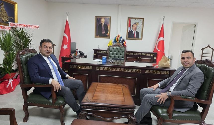 Başkan Yıldırım’dan Kaymakam Algın’a ziyaret