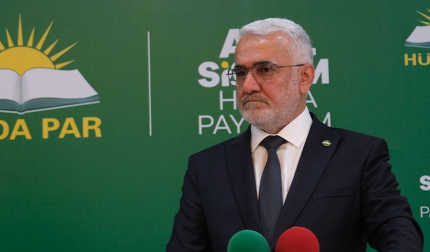 HÜDA PAR Genel Başkanı Yapıcıoğlu’ndan İsrail’e Sert Tepki: “Siyonizm İnsanlık İçin Büyük Tehdittir” 