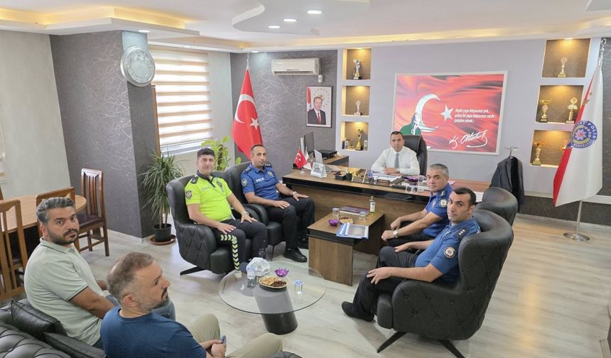 Kaymakam Kadir Algın’dan İlçe Emniyet Müdürlüğüne ziyaret
