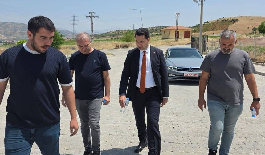 Kaymakam Seyhan, OSB yolunda incelemelerde bulundu