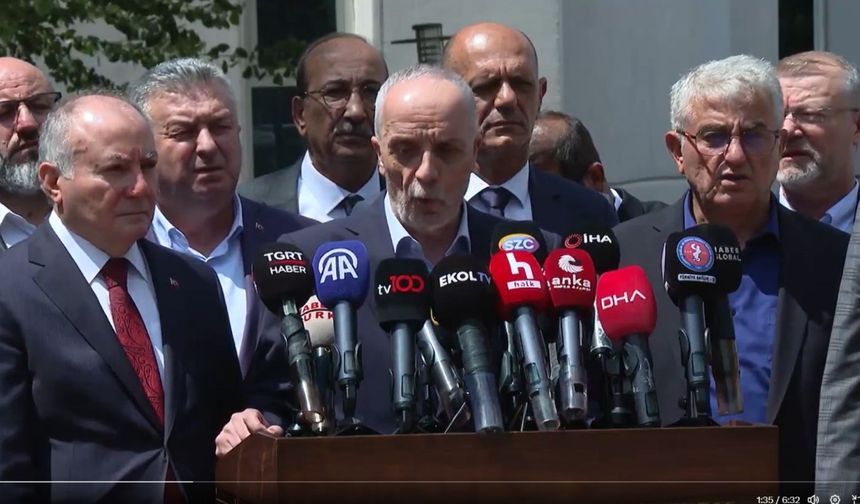 TÜRK-İŞ Başkanı Ergün Atalay: ‘İşçinin dayanma gücü kalmadı, grevler yolda’  - Videolu Haber