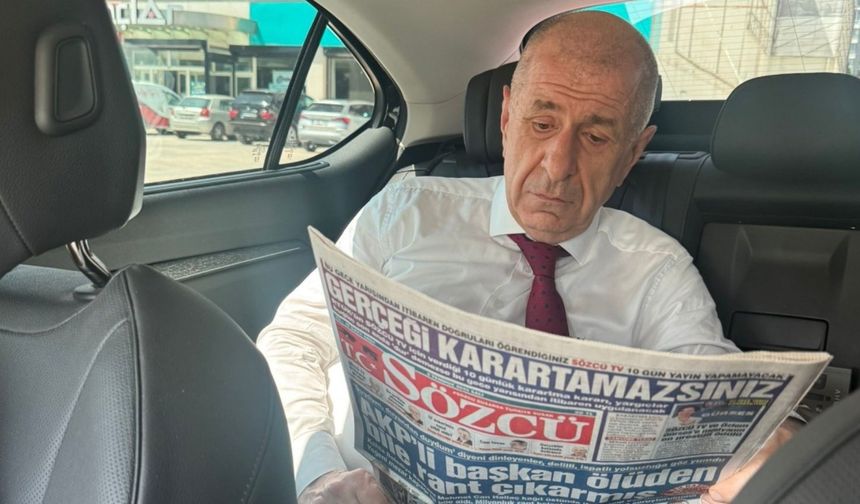 Ümit Özdağ'dan Sözcü TV'ye destek çağrısı: 'Tüm Zafer Partililer Sözcü gazetesi alsın' 