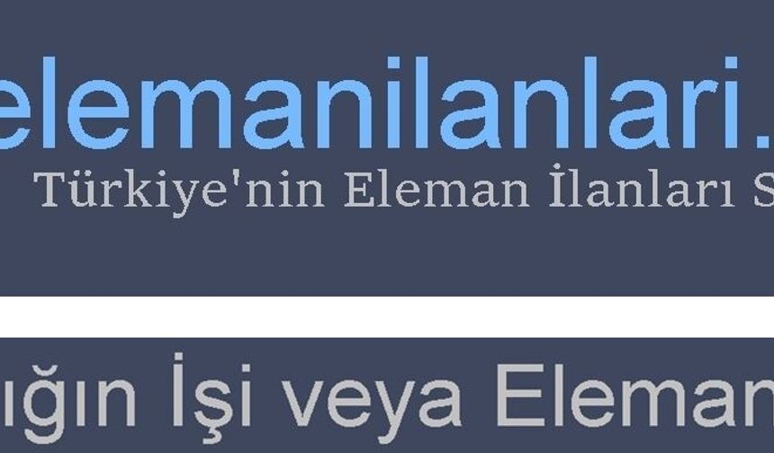 Eleman İlanları
