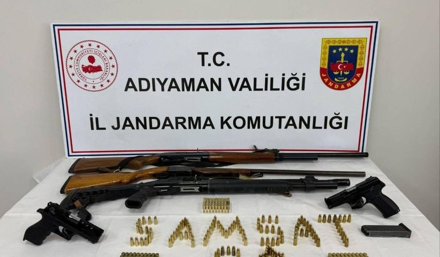 Adıyaman’da silah kaçakçılığı operasyonu: 1 gözaltı  - Videolu Haber