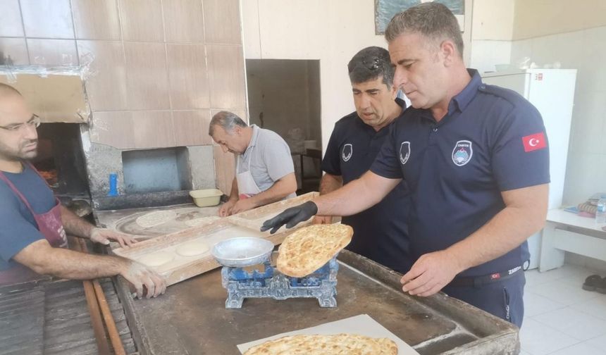 Kahta Belediyesi, fırınlarda denetim gerçekleştirdi