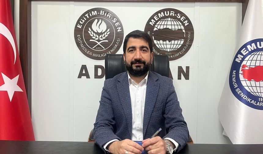 Başkan Demir:  “Eğitim Çalışanlarının Sorunlarının Çözülmesi Hedeflenmelidir”