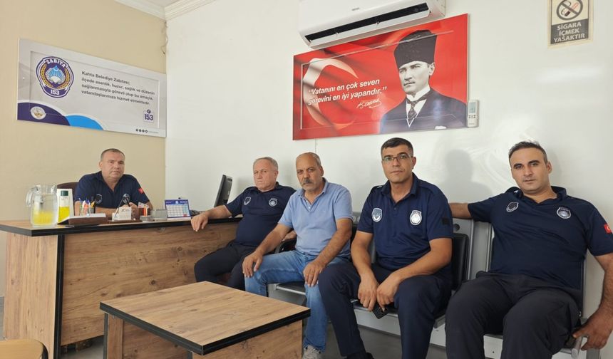 Zabıta Haftası kapsamında Kahta Otogar Zabıta Karakolu’na ziyaret