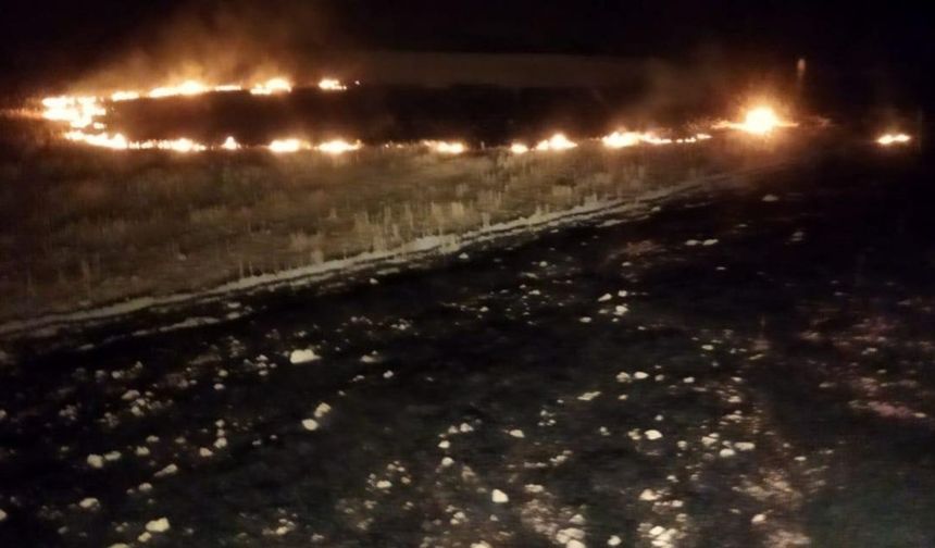 Besni'de çıkan anız yangını kontrol altına alındı