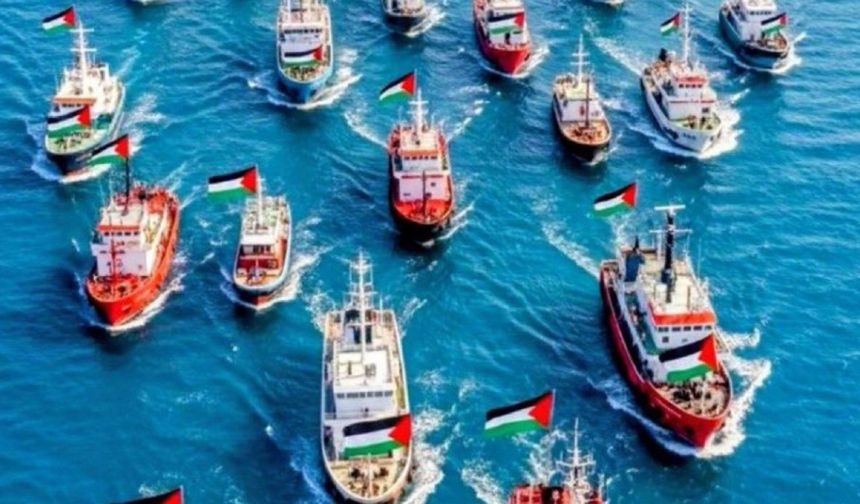 İsrail, Gazze için yolan çıkan Sumud Filosu'na müdahale etti: Yüzlerce aktivist gözaltında