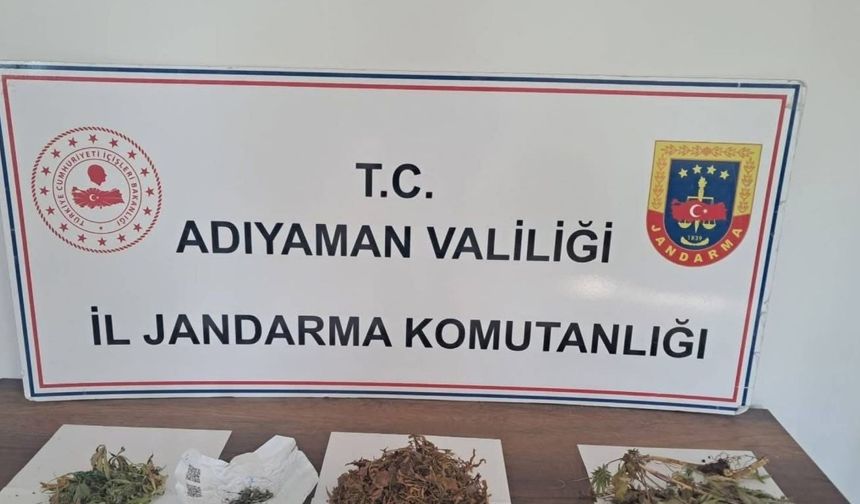 Kahta'da uyuşturucu operasyonunda 1 gözaltı